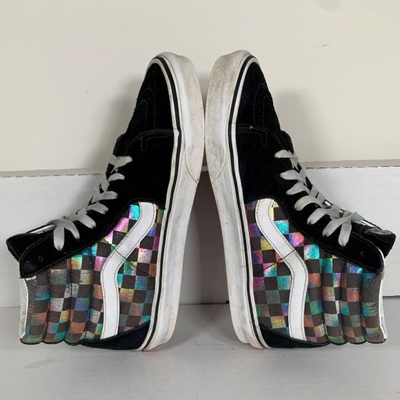 Vans Sk8-Hi Metallic Iridescent Checkerboard - Picture 6 of 9